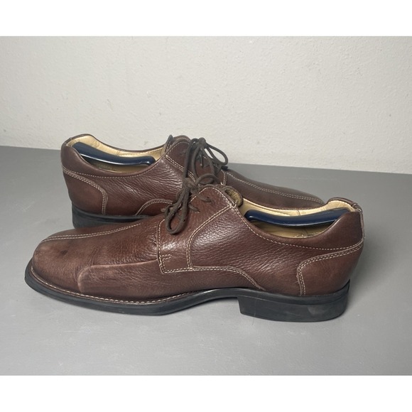 Belvedere Bay Bridge Mens 10 D Brown Leather Oxford Shoes main image 7